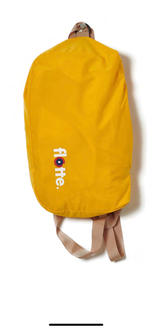 Imperméable Sac à dos 100% Polyester recyclé France Amelot Jaune Flotte