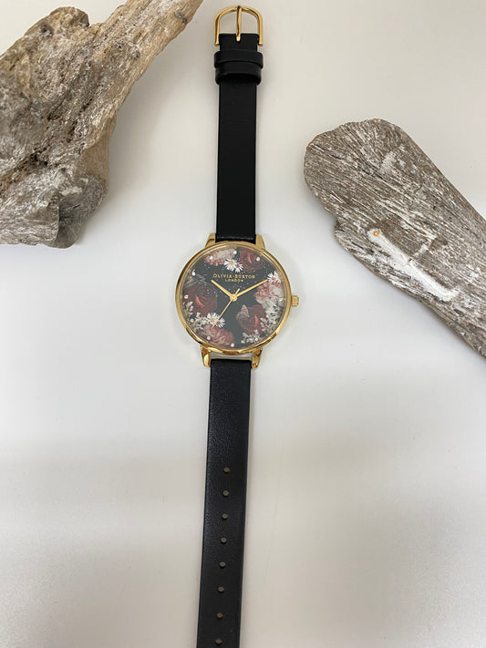 Montre Winter Blooms 30 mm Dessiné à Londres Olivia Burton ob16wg74