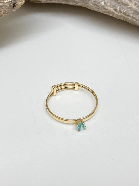 Bague Or 10 carats Fait à la main en Espagne 1055 Lune Argent Espagne