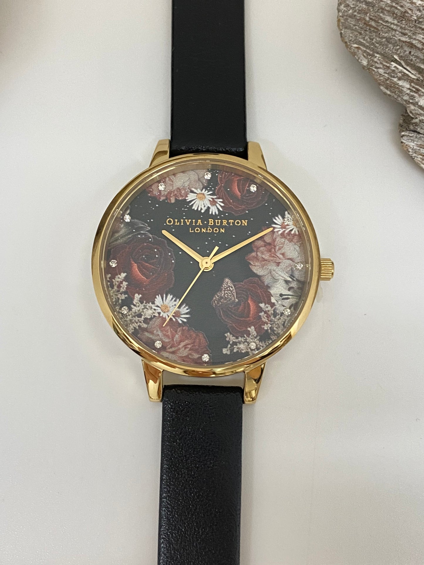 Montre Winter Blooms 30 mm Dessiné à Londres Olivia Burton ob16wg74