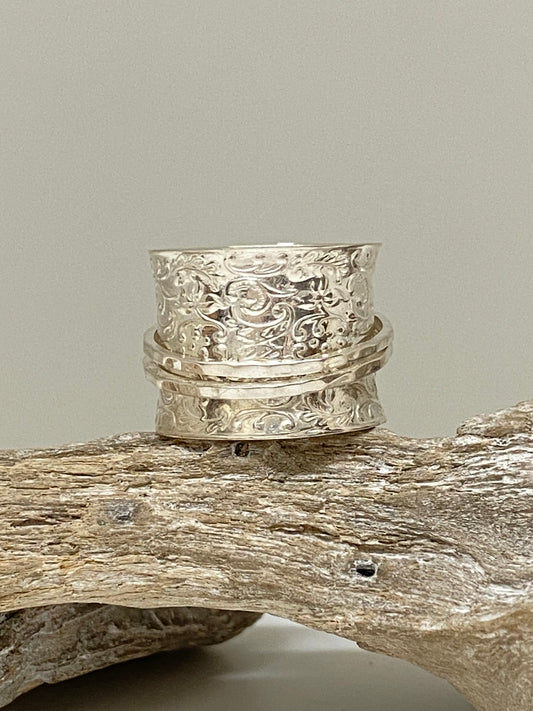 Bague Karma Argent Meditation ring Toronto Karma MR614