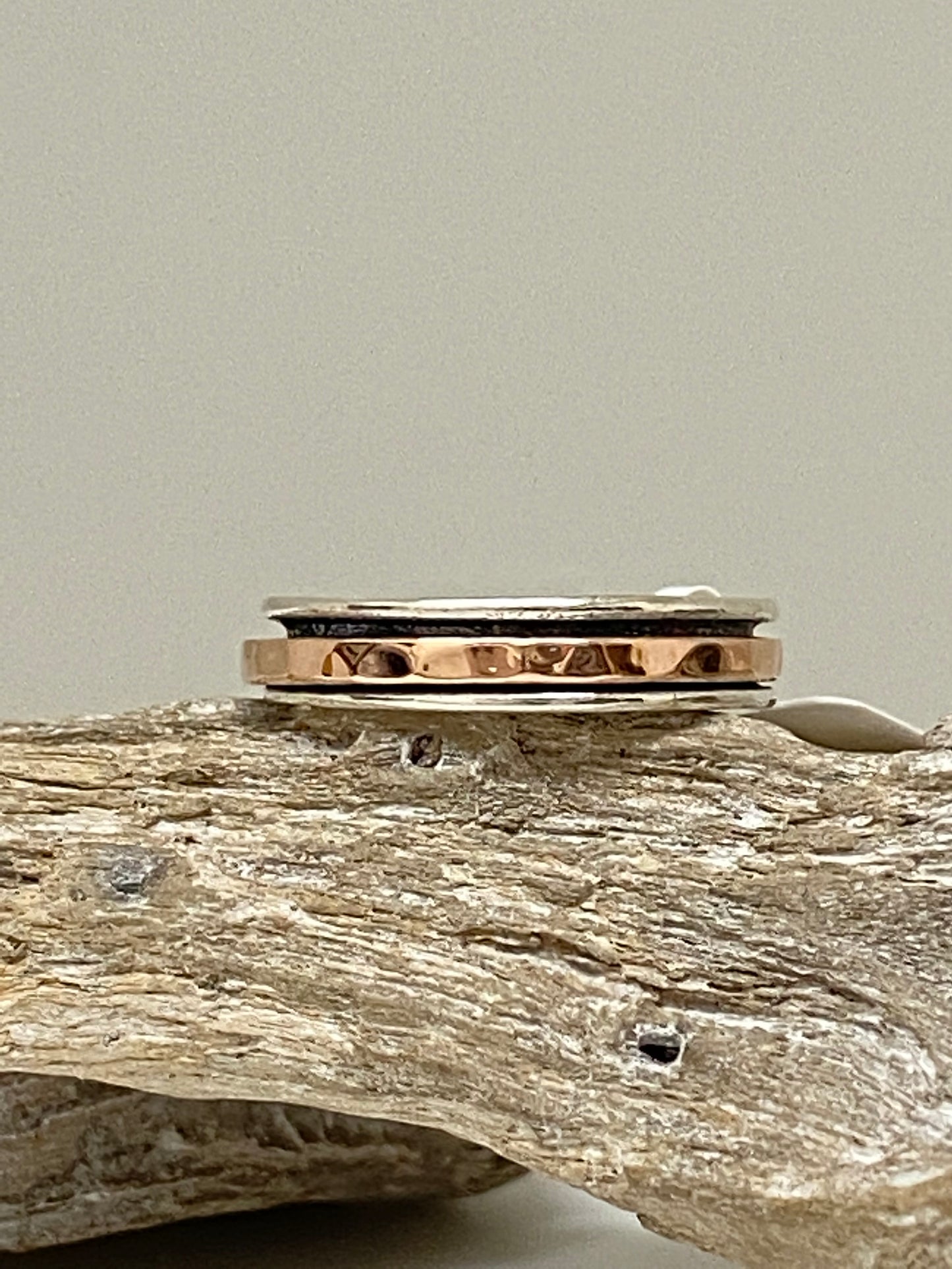 Bague Dharma Argent Meditation ring Toronto Dharma MR39R