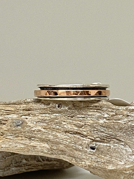 Bague Dharma Argent Meditation ring Toronto Dharma MR39R