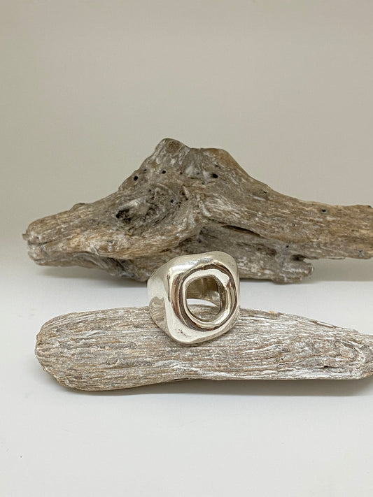 Bague Encuadra Fabriqué de manière Artisanale en Espagne Ciclon Bijoux 192506