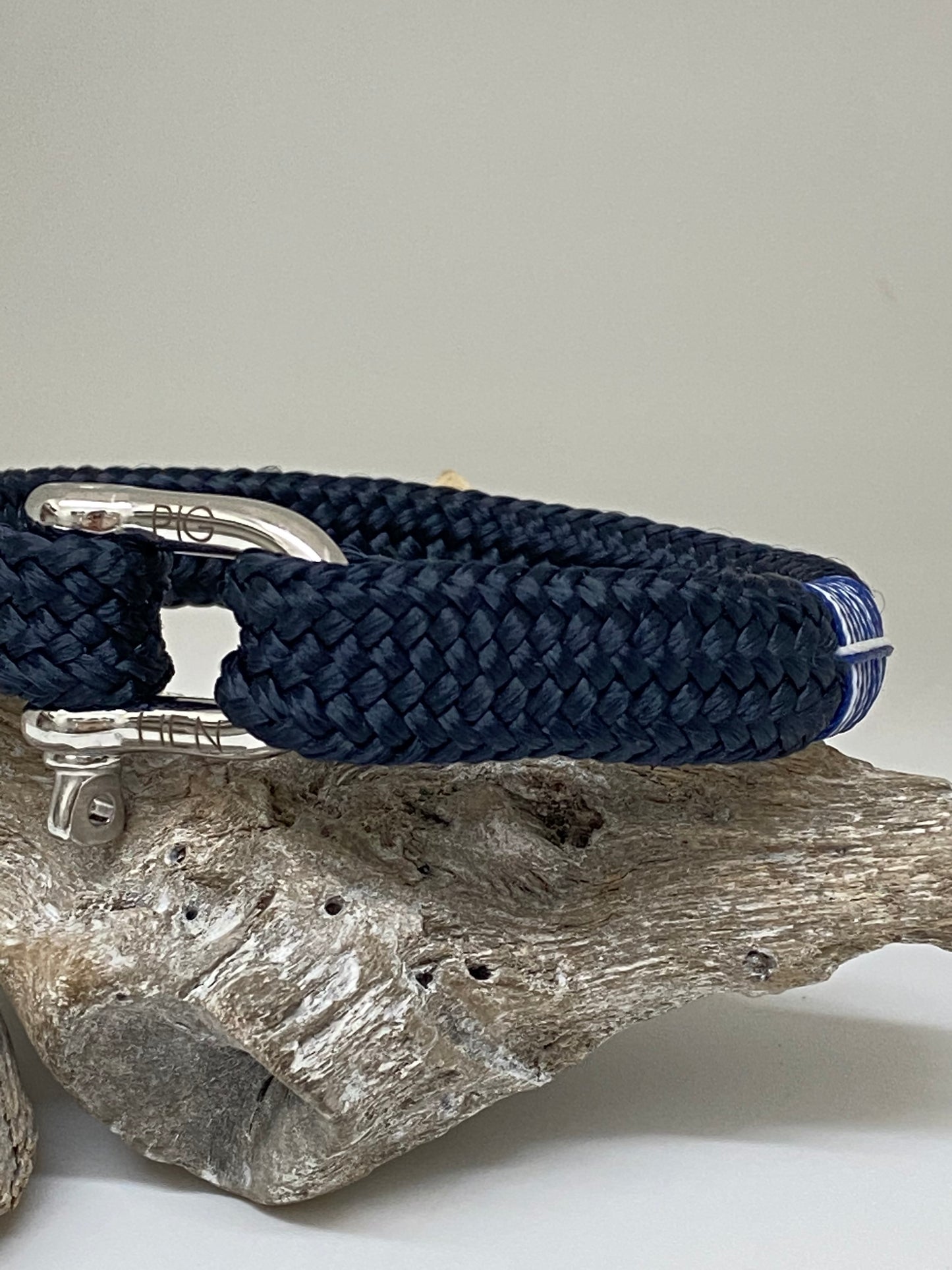 Bracelet Gorgeous Georges, Navy - Silver Amsterdam, Pig&Hen