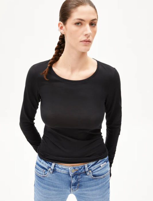 EINIAARA  T-shirt à manches longues en coton biologique