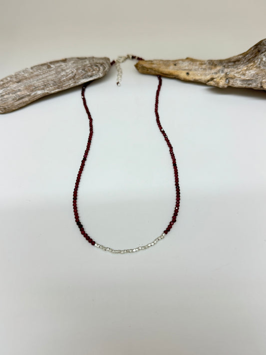Le Candy Grenat argent S. Bucci Atelier créatif Candy grenat argent