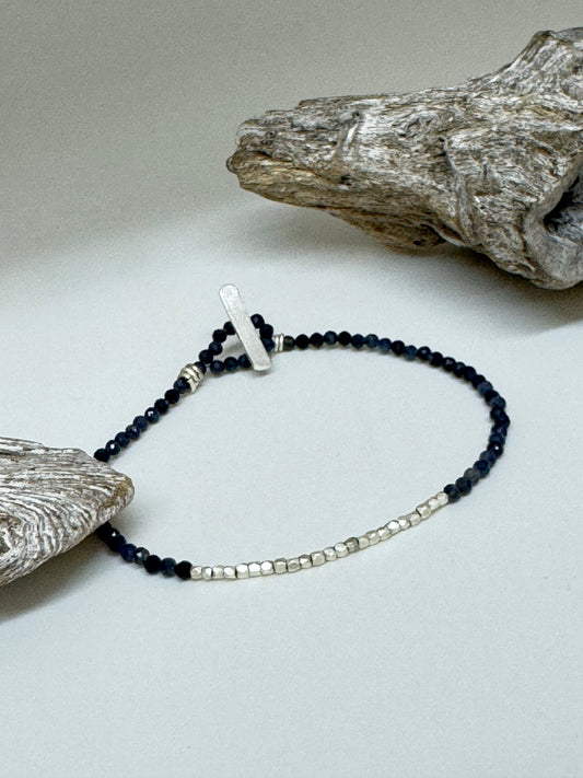 Bracelet Candy Saphir et argent S. Bucci Atelier créatif Bracelet Candy Saphir