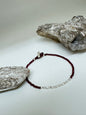 Bracelet Candy Grenat et argent  S. Bucci Atelier créatif Bracelet Candy Grenat