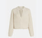 CARDIGAN W25C304 100% coton Naturel