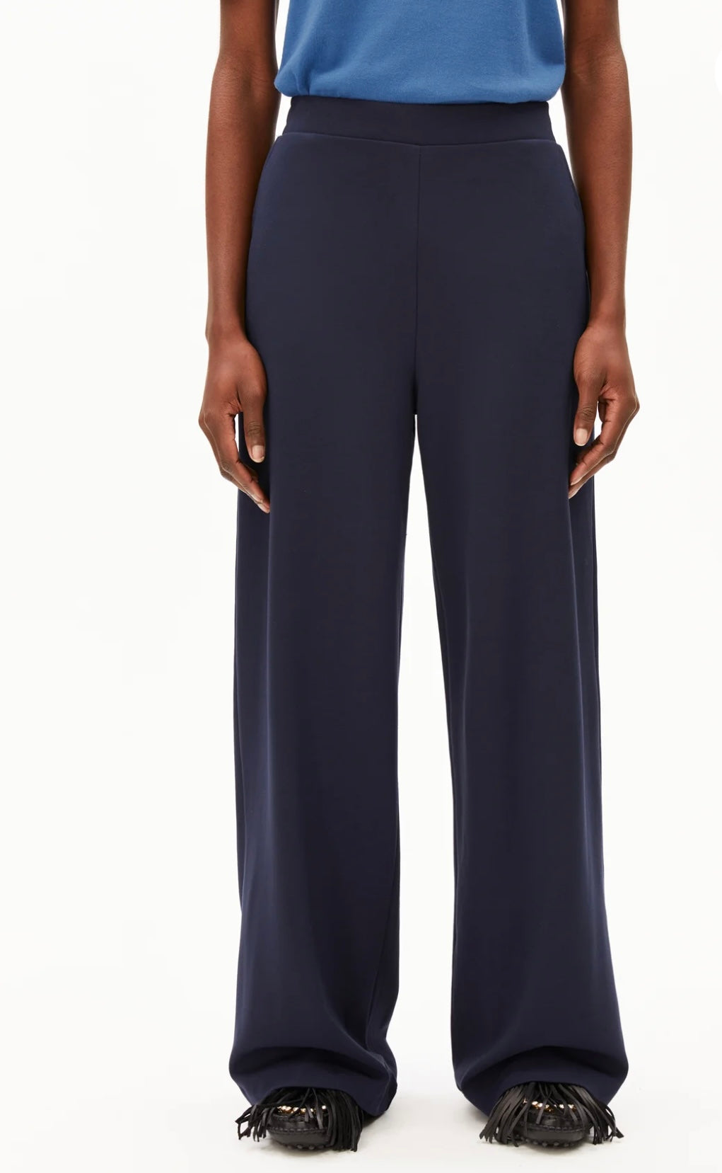 HIMAARI  Pantalon en jersey en mélange de viscose bio Armed Angel