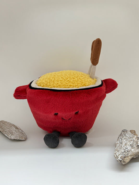 Fondu au fromage, peluche dessinée à Londres Fondu au fromage Jellycat A4CFN