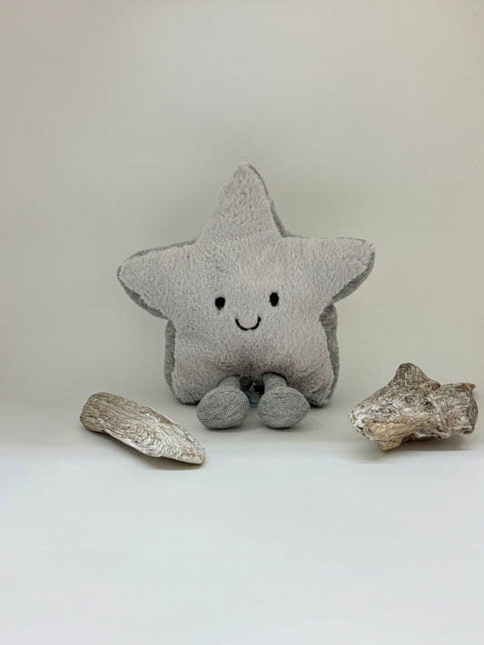 Étoile Argent amusante, peluche dessinée à Londres Jellycat A6STS