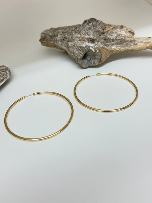 Anneaux en Or Italien 10 carats 5,5 cm