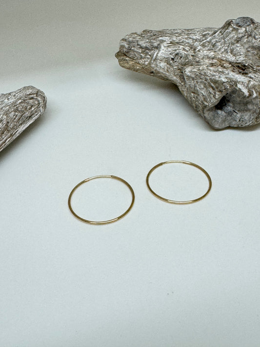 Anneaux en Or Italien 10 carats 2,3 cm Dioro Italie Anneaux en Or