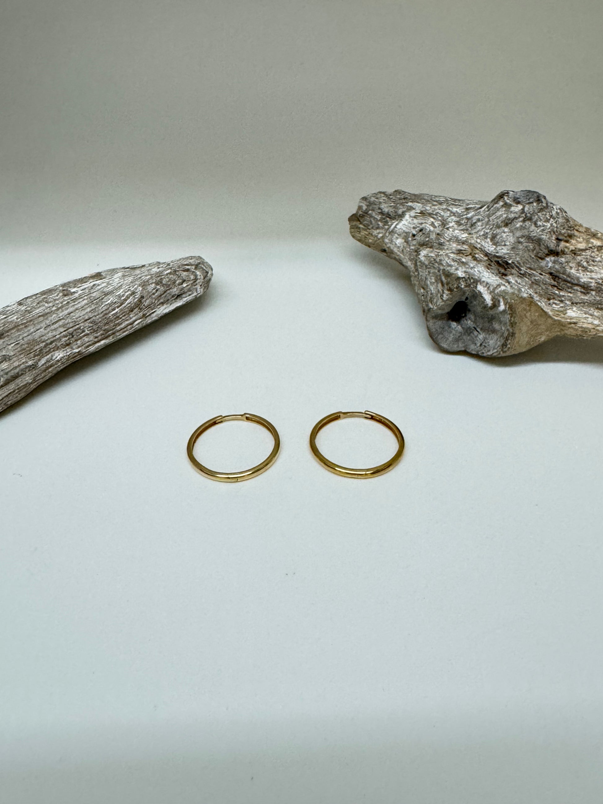 Anneaux en Or Italien 10 carats 1,1 cm Dioro Italie Anneaux en Or