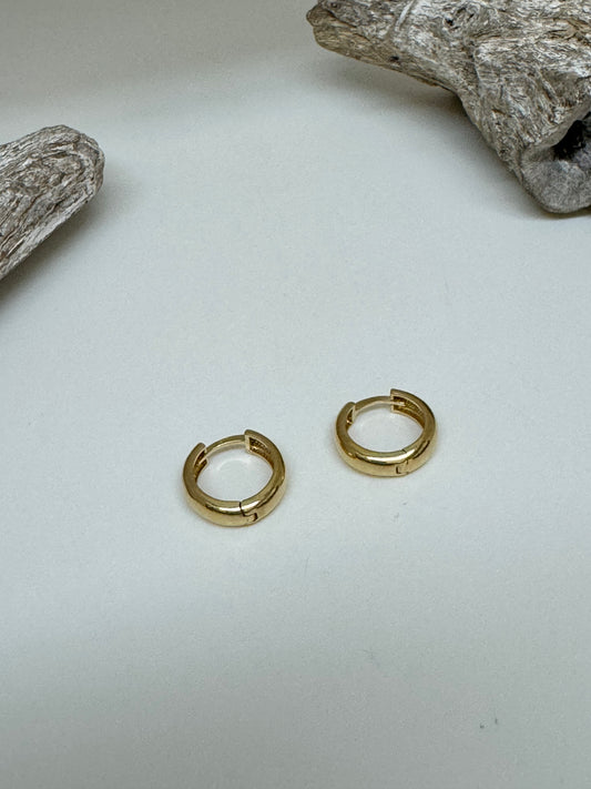 Anneaux en Or Italien 10 carats 1,2 cm Dioro Italie Anneaux en Or