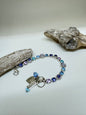 Bracelet cristaux Mariana en laiton plaqué argent 925 rhodium avec Cristal de Swarovski B-4504-1516