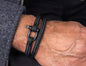 Bracelet Salty Steve Black-Black Fait à Amsterdam Pig&Hen Salty Steve
