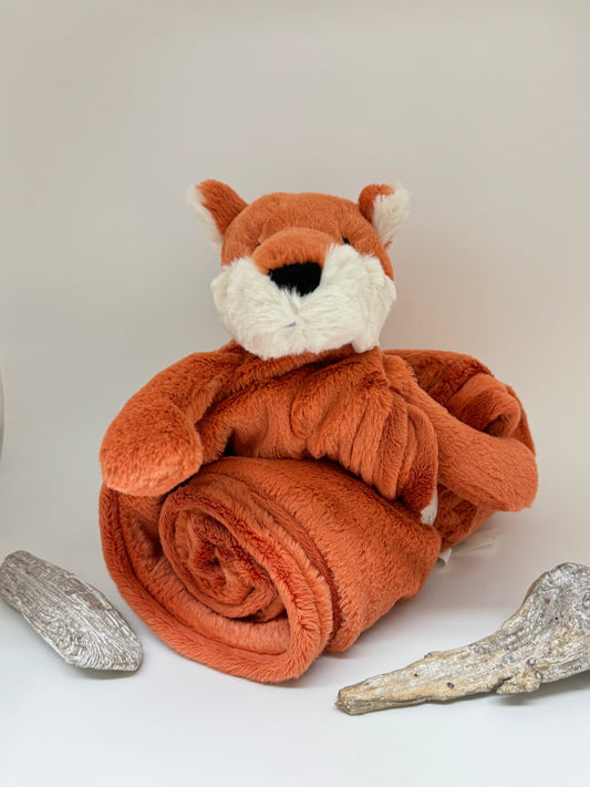 Doudou Renard Timide, peluche dessinée à Londres Jellycat BLNK2FXC