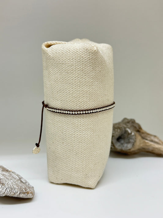 Bracelet Row brun Artisanal Perle Japonaise Miyuki Mishky Fait en Colombie Bracelet Row brun