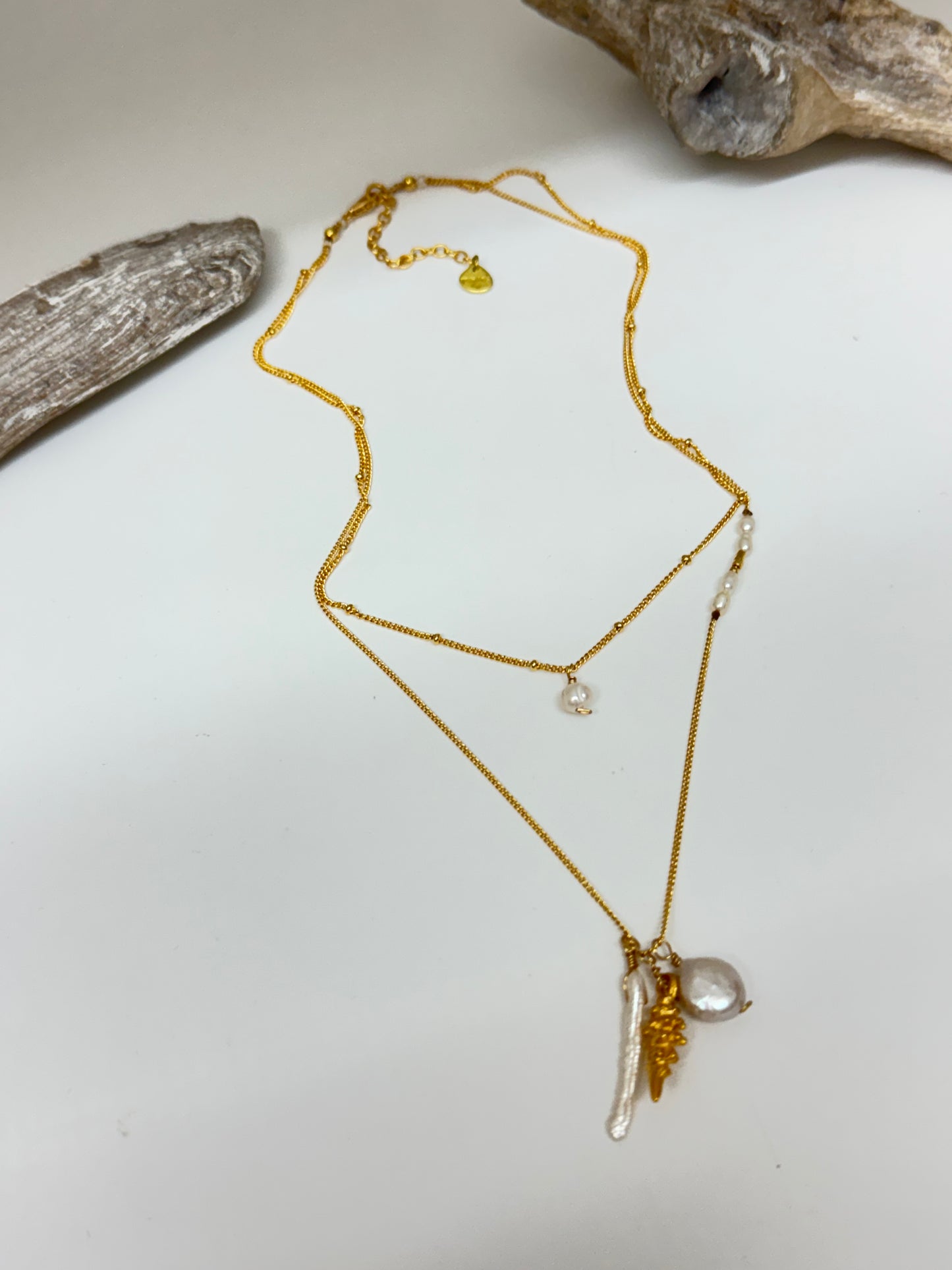 Collier Artisanal Baru Perle Japonaise Miyuki Fait en Colombie