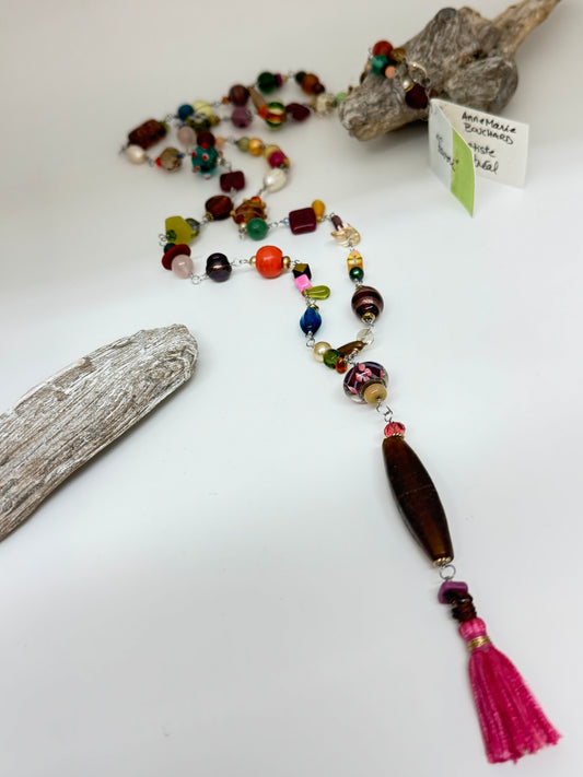 Collier Sohni semi-précieuse Fait main à Montréal
