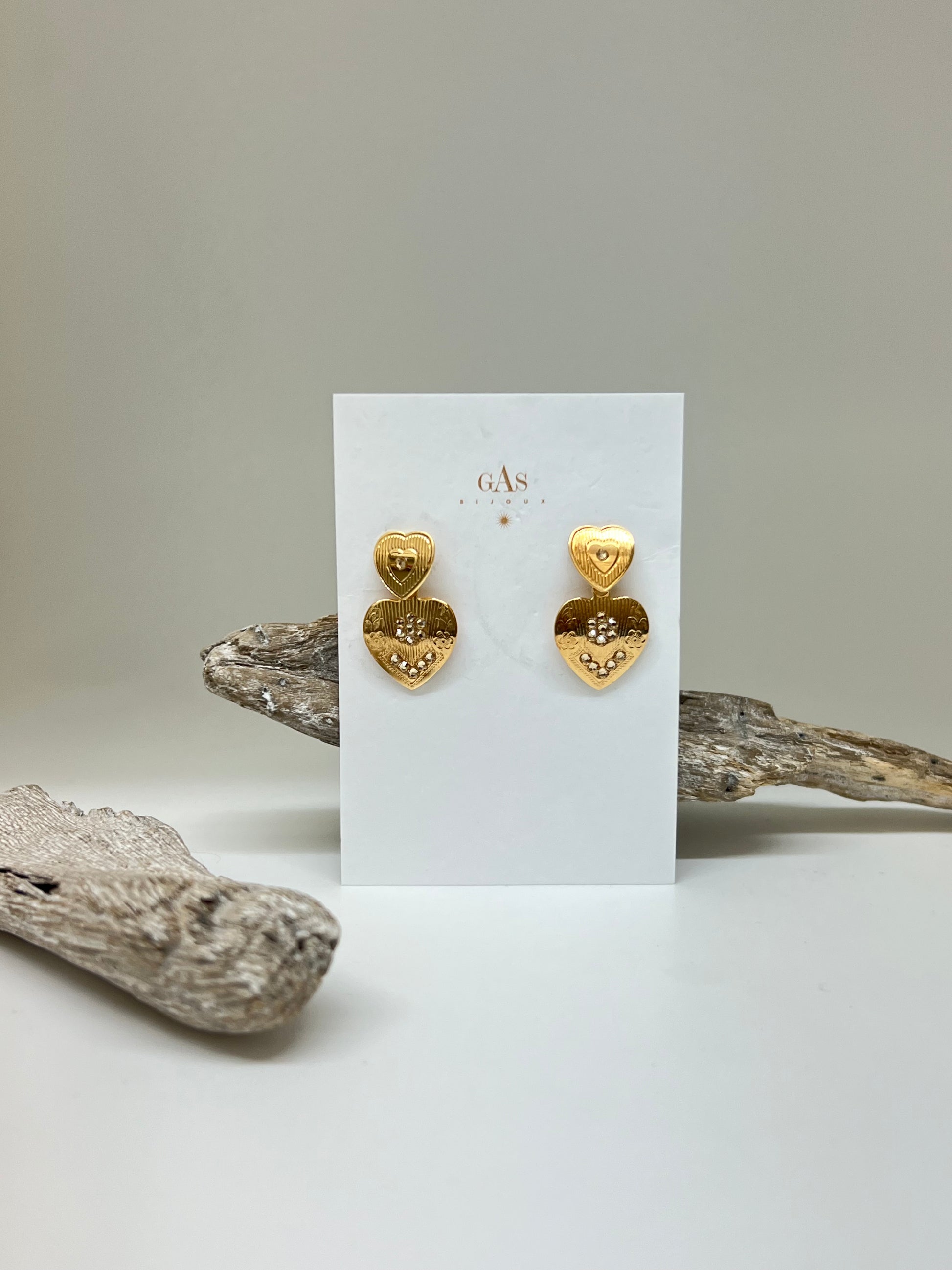 Boucles Love mini  Collection Gas Bijoux Fait à Marseille Boucles Love mini O