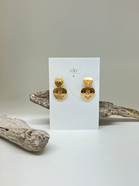 Boucles Love mini  Collection Gas Bijoux Fait à Marseille Boucles Love mini O