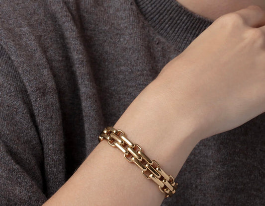 Bracelet fin Pénélope Dessiné par une Artiste Ontarienne Jenny Bird B2110-HGM-W