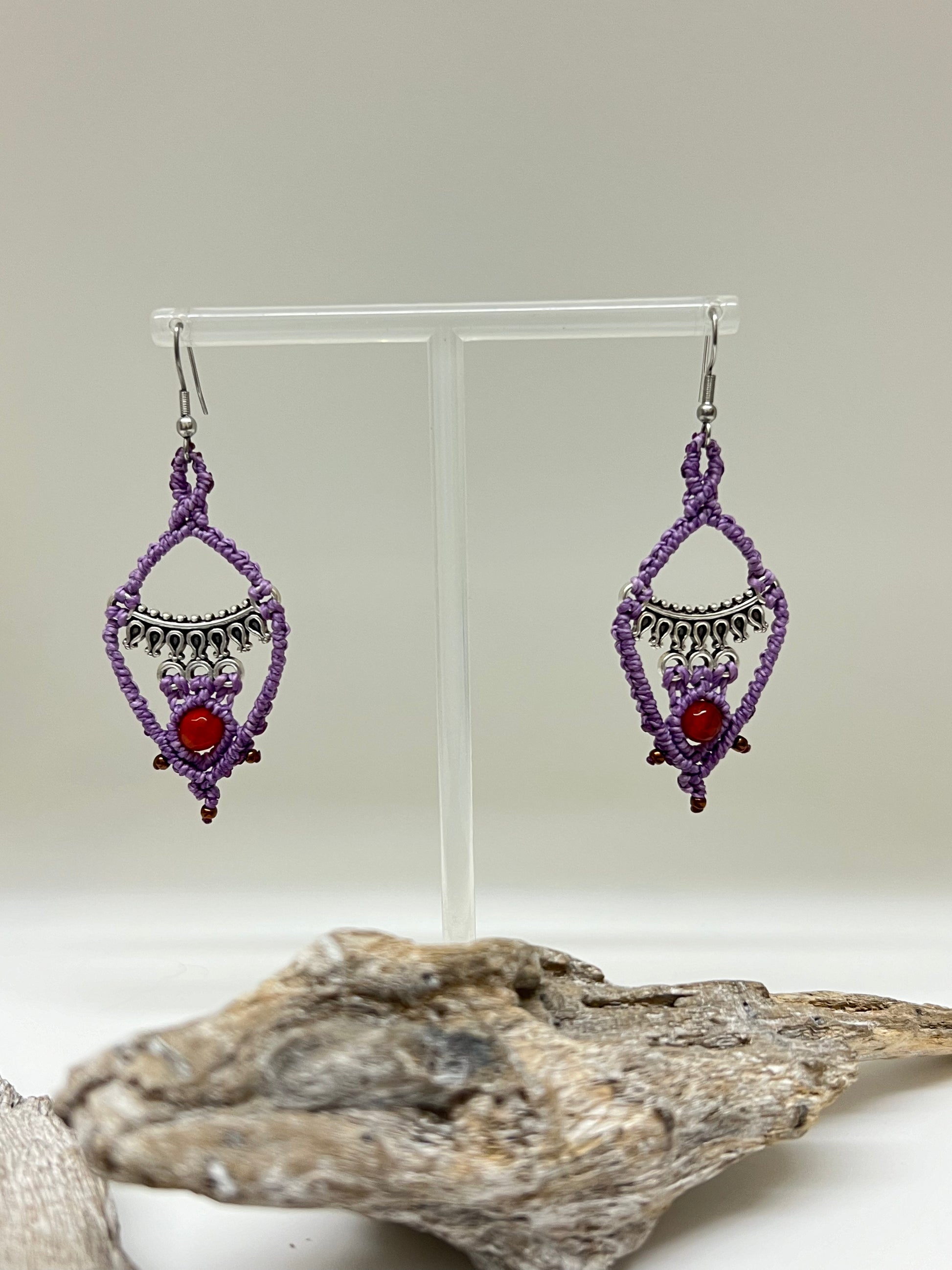 Boucles Aglaya Fabriqué à la main à Montréal Sandra Dols Rodriguez Aglaya