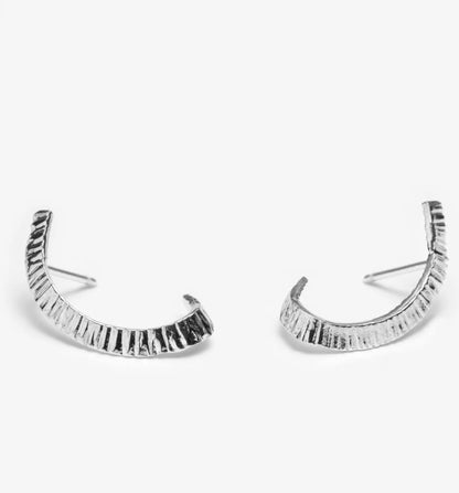 Étonnante - Boucles d’oreilles montantes en argent 925 Fait main à Montréal Véronique Roy Étonnante