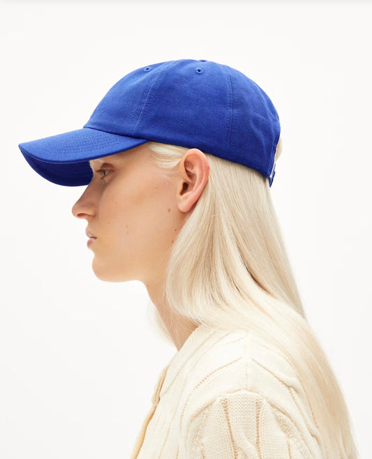 Casquette Yenaas Dynamo blue matière naturelle Armed Angel Yenaas
