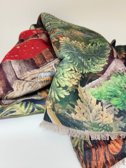 Foulard Wild Woodland Owl