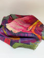 Écharpe Hiver Iris Powder design wws4