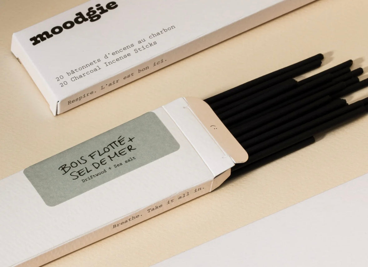 Encens - Bois flotté + Sel de mer Moodgie Encens - Bois flotté + Sel de mer