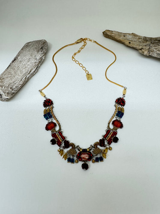 Collier Écarlate AyalaBar fabriquée au Moyen Orient C3583
