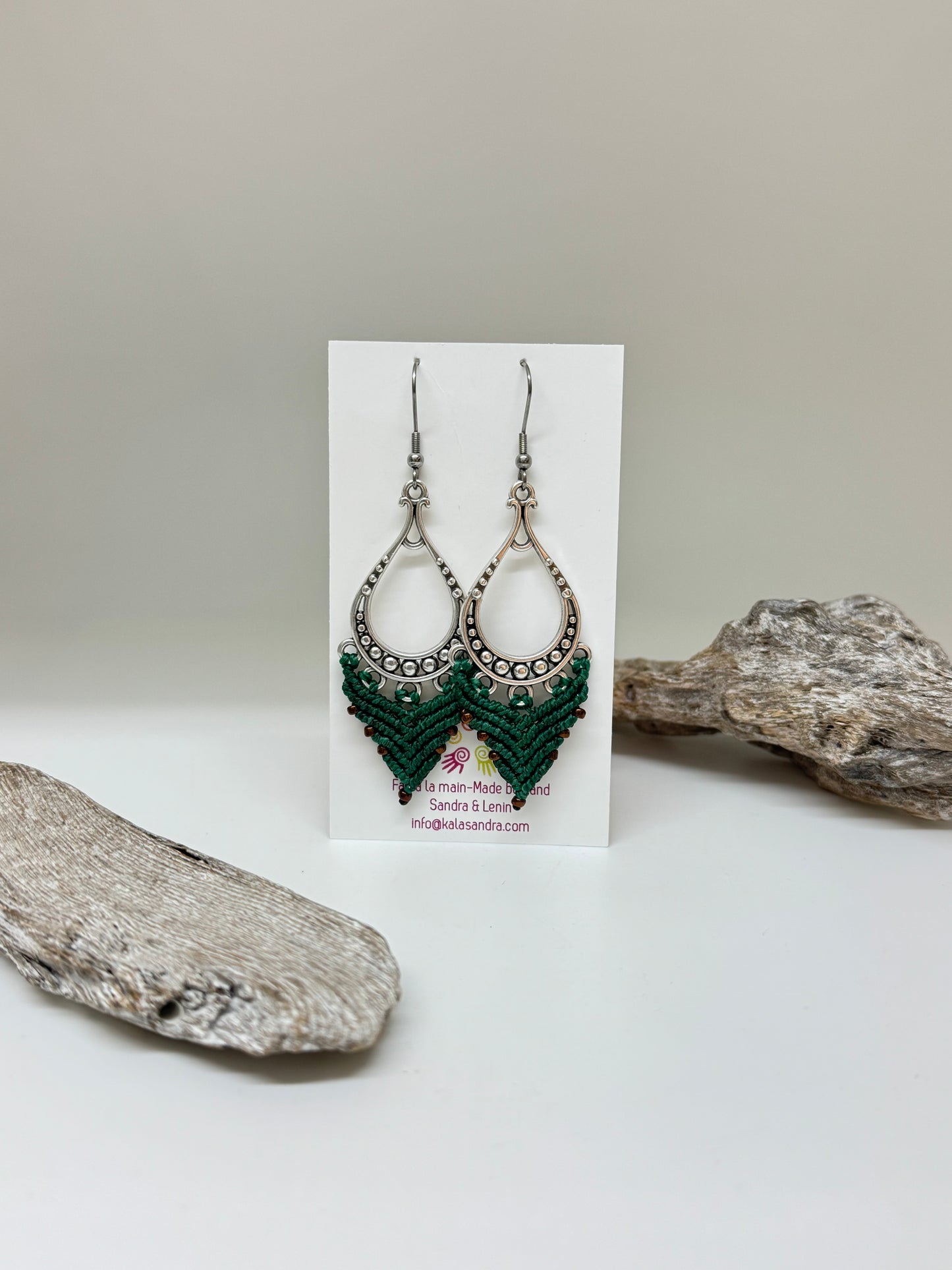 Boucles Selene Fabriqué à la main à Montréal Sandra Dols Rodriguez Selene