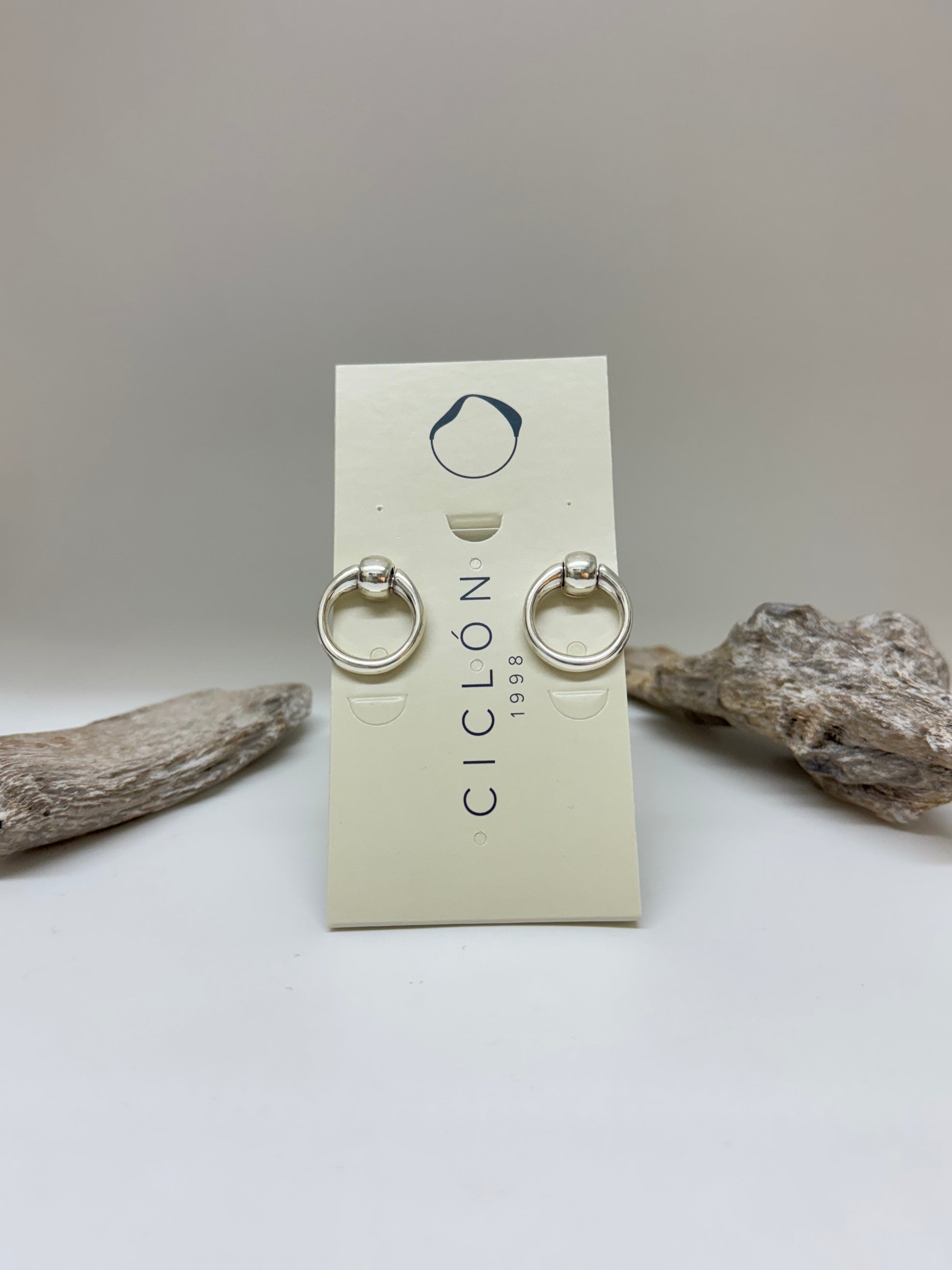 Boucles d'oreilles Embocadura Fabriqué à la main par des Artisans d'Espagne, Ciclon 201613