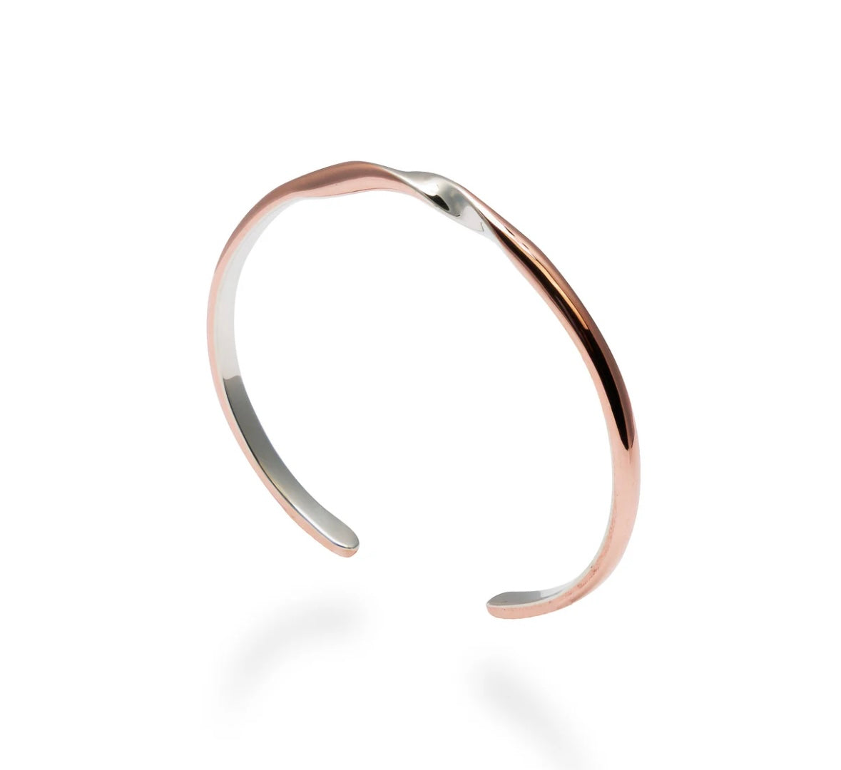 Bracelet Argent et Cuivre Stack37 Claudine Moncion Montréal Stack37