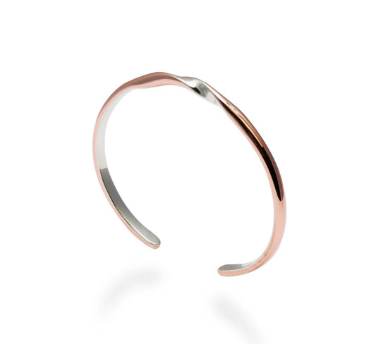 Bracelet Argent et Cuivre Stack37 Claudine Moncion Montréal Stack37