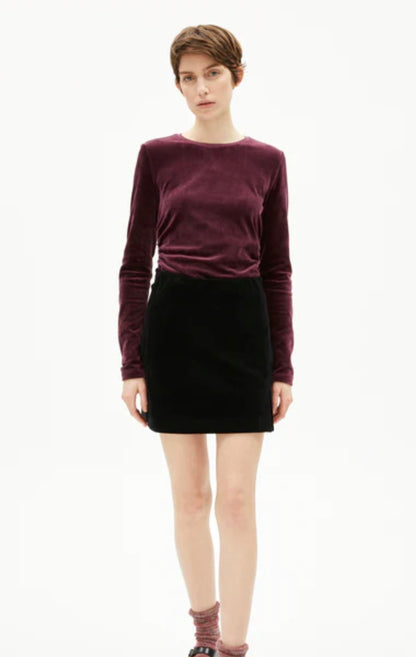 VANJARAA VELVET Jupe mélange de coton biologique Armed Angel ANJARAA VELVET