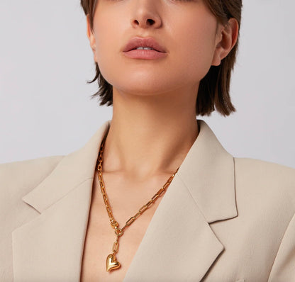 Collier cœur gonflé Dessiné par Jenny Bird Ontario Jenny Bird JB1356-HPG