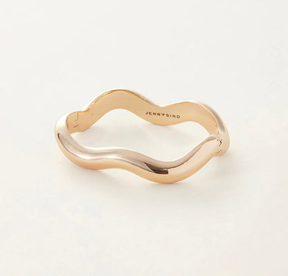 Ola bangle argent Dessiné par une Artiste Ontarienne Jenny Bird JB2154-HPG-E