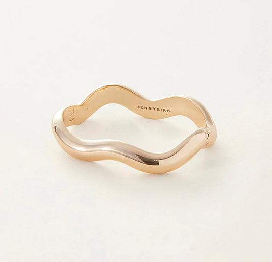 Ola bangle argent Dessiné par une Artiste Ontarienne Jenny Bird JB2154-HPG-E