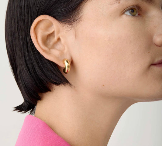 Boucles d'oreille Tome Hoops dessinées à Toronto. Jenny Bird&nbsp; JB3291-HPG