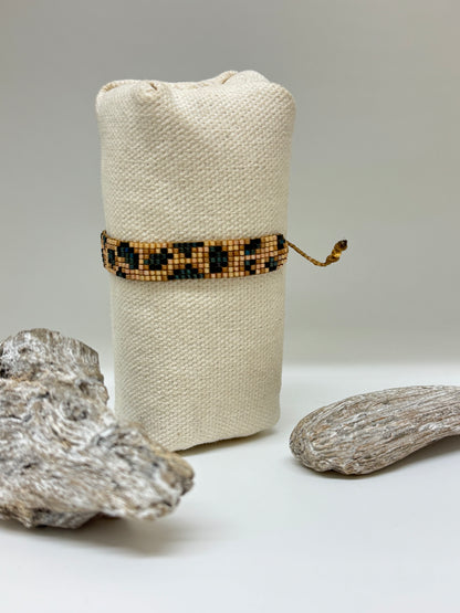 Bracelet Panthera Artisanal Perle Japonaise Miyuki Mishky Fait en Colombie Bracelet Panthera