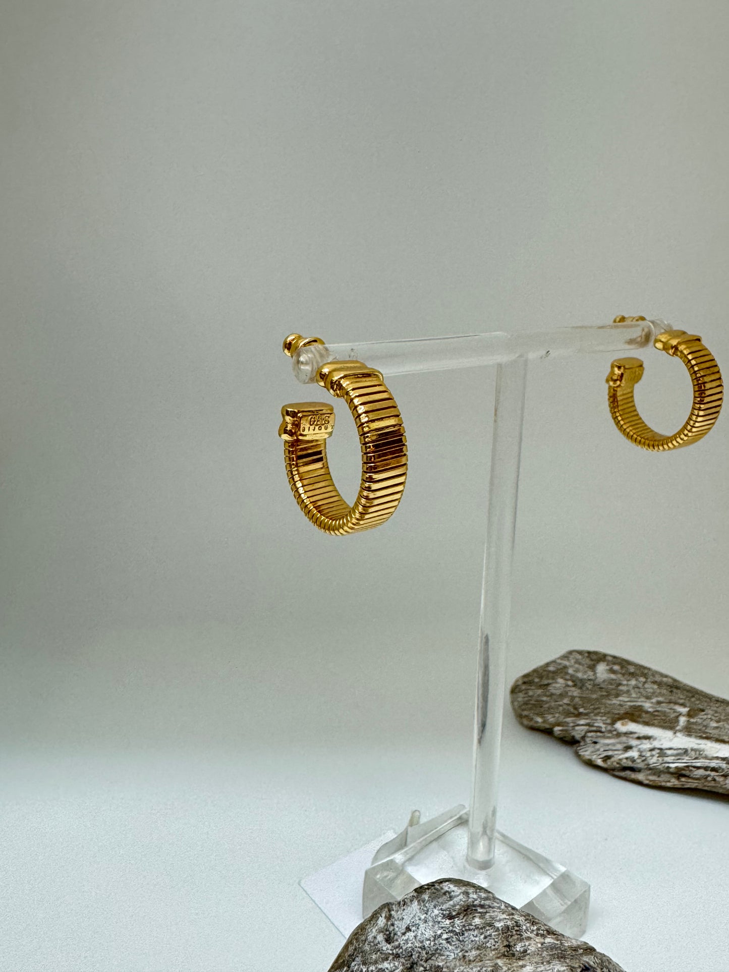 Boucles Milo Mini Fabriqué à la main à Marseille en France Gas bijoux Boucles Milo Mini