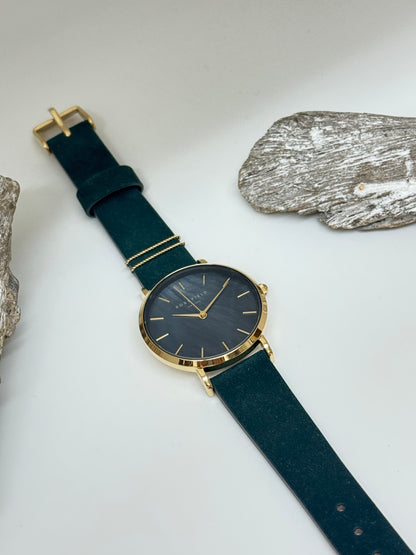 Montre West Village verte Rosefield Montre West Village verte WBFLG-W95