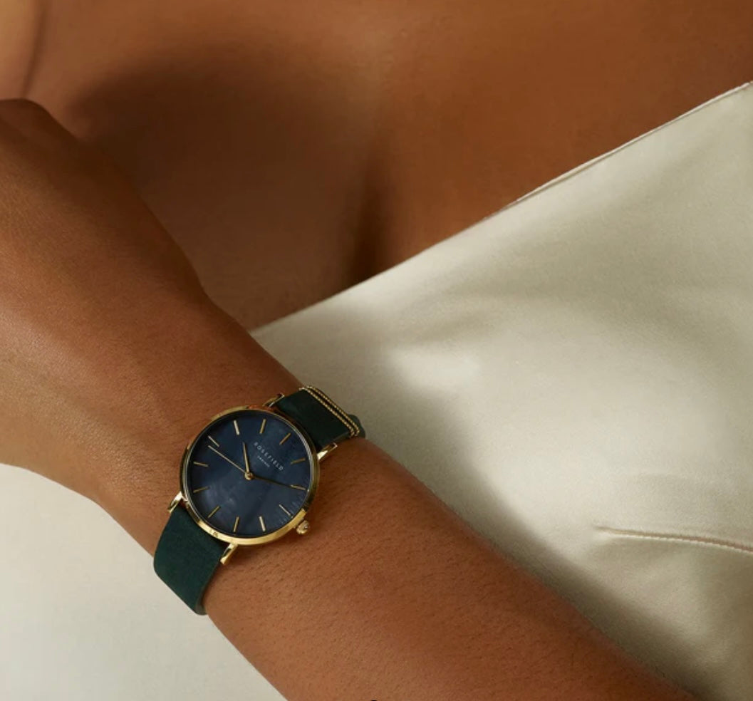 Montre West Village verte Rosefield Montre West Village verte WBFLG-W95